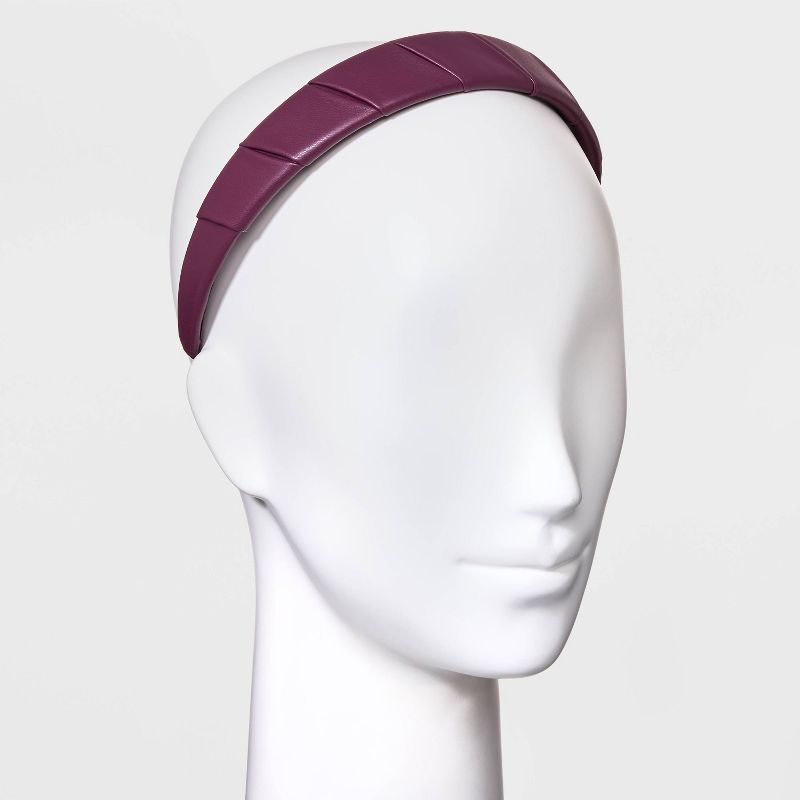 Wrapped Faux Leather Headband - A New Day™ | Target