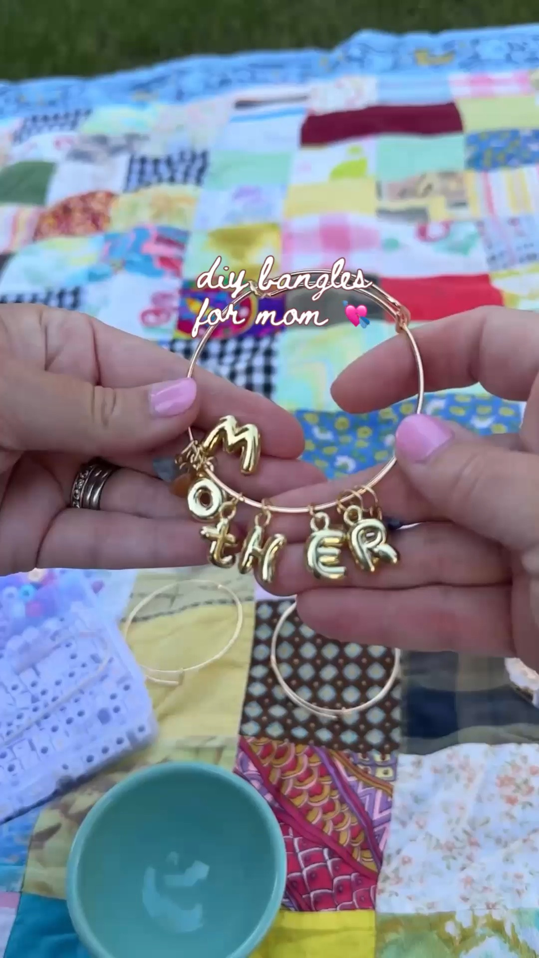 Bangles for mom!💘 use jump rings for the letters and the stones have jump rings!

#LTKSeasonal #LTKMothersDay #LTKootd