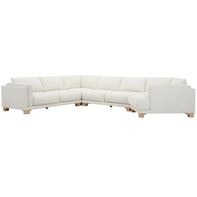 Brookelynne 4 - Piece Upholstered Sectional | Wayfair North America