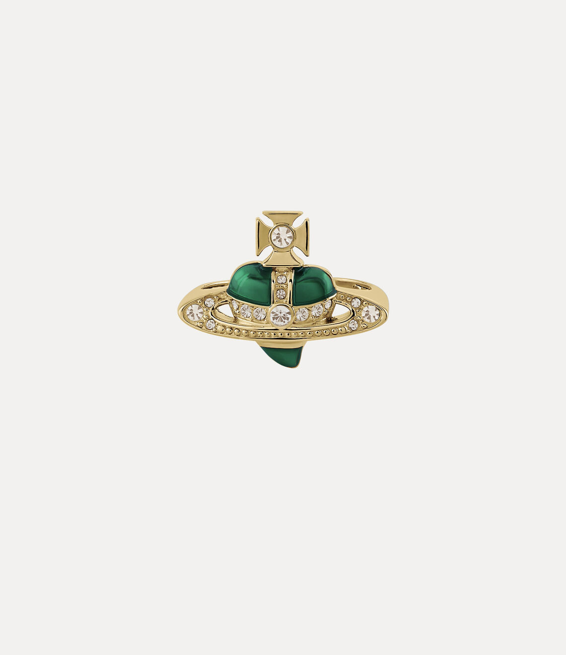 New Diamante Heart Ring | Vivienne Westwood