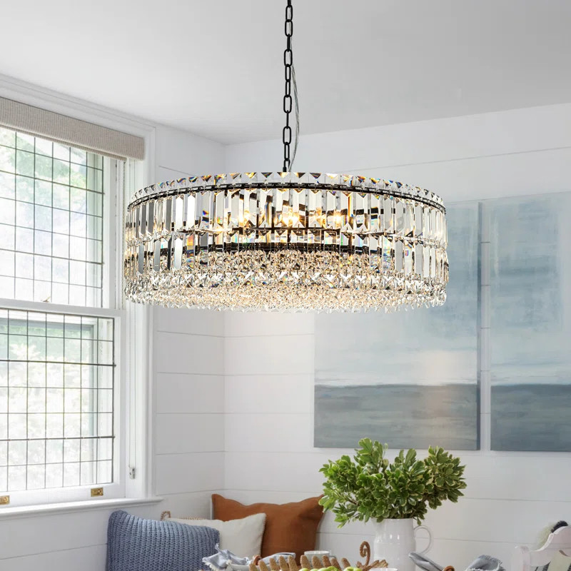 Gormady 8 - Light Dimmable Drum Chandelier | Wayfair North America