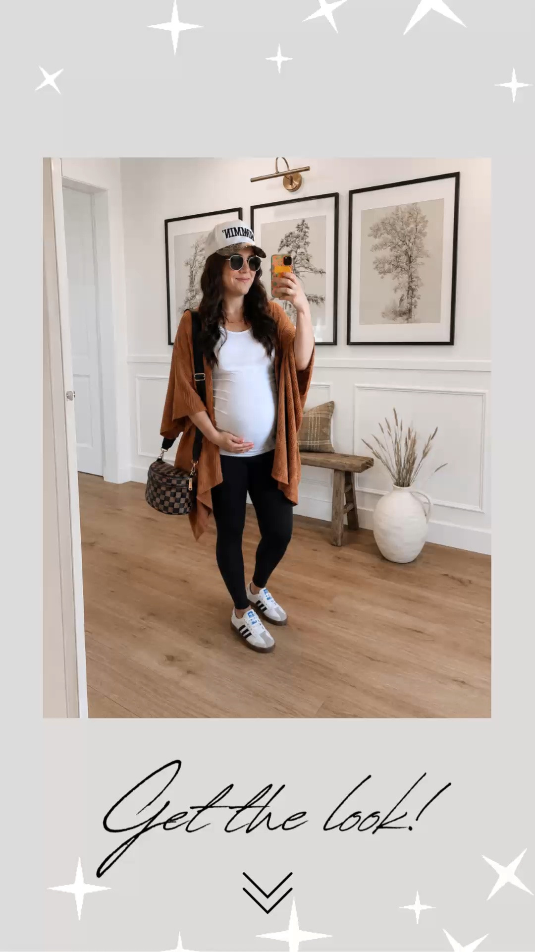Maternity outfit summer pregnancy outfit idea fall maternity outfits neutral outfit brown cardigan batwing knit kimono with white maternity tank top and black maternity leggings brown baseball hat mommin’ leopard print canvas two tone trucker hat Velcro slip on sneakers adidas Mary Jane sneakers look for less black and brown checker print bum bag carryall crossbody tote purse || baby bump style over the bump fashion cute outfits inspo spring summer mama outfits #maternity #style #fashion #outfit #outfits #babybump #kimono #cardigan #ltksale #babymoon #affordable #amazon . Midi Dress, Wedding Guest Dresses, Bachelorette Party, Resort Wear, Maxi Dress, Swimsuit, Bikini, Travel, Back to School, Booties, skinny Jeans, Candles, Earth Tones, Wraps, Puffer Jackets, welcome mat,Travel Luggage, wedding guest, Work blazers, Heels, cowboy boots, Concert Outfits, Teacher Outfits, Nursery Ideas, Bathroom Decor, Bedroom Furniture, Living Room Furniture, Work Wear, Business Casual, White Dresses, Cocktail Dresses, Maternity Dresses, Wedding Guest Dresses, Maternity, Wedding, Wall Art, Maxi Dresses, Sweaters, Fleece Pullovers, button-downs, Oversized Sweatshirts, Jeans, High Waisted Leggings, dress, amazon dress, joggers, home office, dining room, amazon home, bridesmaid dresses, Cocktail Dresses, Summer Fashion, wedding guest dress, Pantry Organizers, kitchen storage organizers, leather jacket, throw pillows, table decor, Fitness Wear, Activewear, Amazon Deals, shacket, nightstands, Plaid Shirt Jackets, Walmart Finds, curtains, slippers, apple watch bands, coffee bar, lounge set, golden goose, playroom, Hospital bag, swimsuit, pantry organization, Accent chair, Farmhouse decor, sneakers, laundry room, baby shower dress, shelf decor, bikini, white sneakers, sneakers, Target style, Date Night Outfits, White dress, Vacation outfits, Summer dress,Amazon finds, Home decor, Walmart, Amazon Fashion, Baby

#LTKootd #LTKBump #LTKBaby