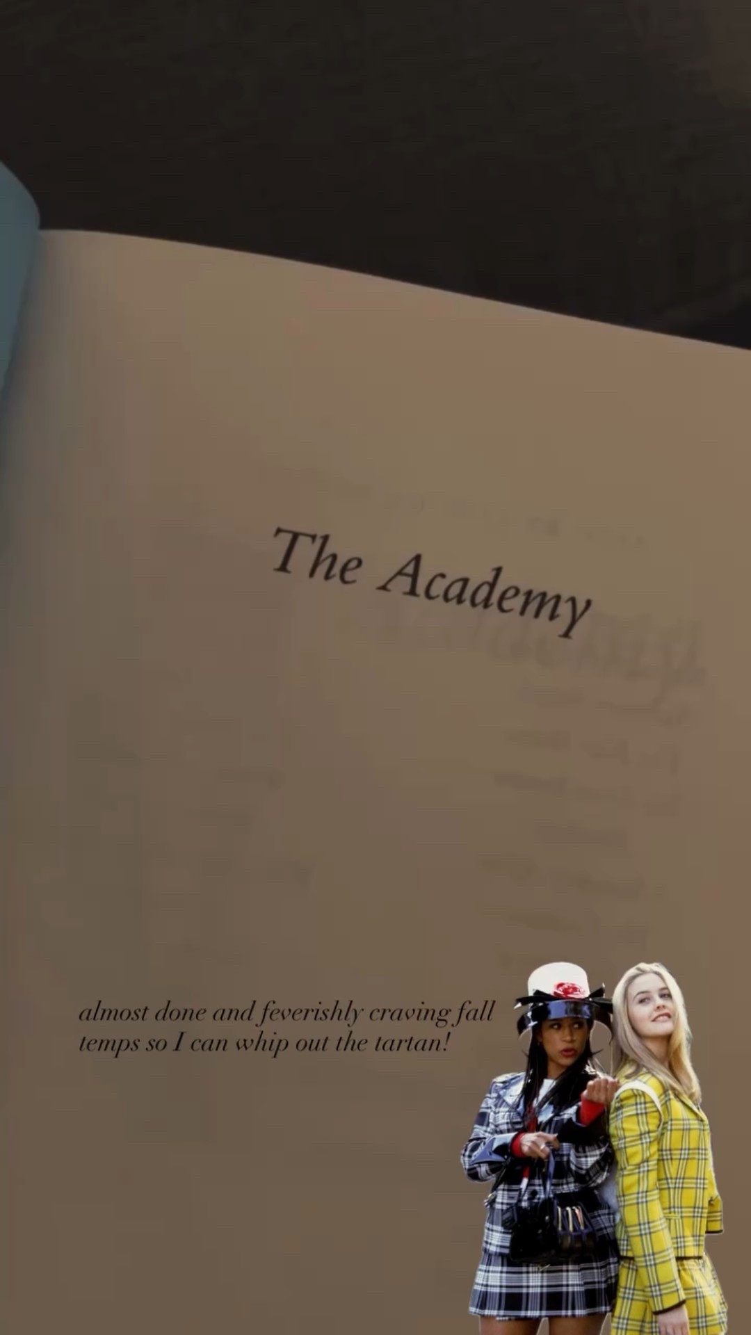 almost done reading the Academy and feverishly craving fall temps so I can whip out the tartan! 

#LTKFallSale #LTKHalloween #LTKSeasonal