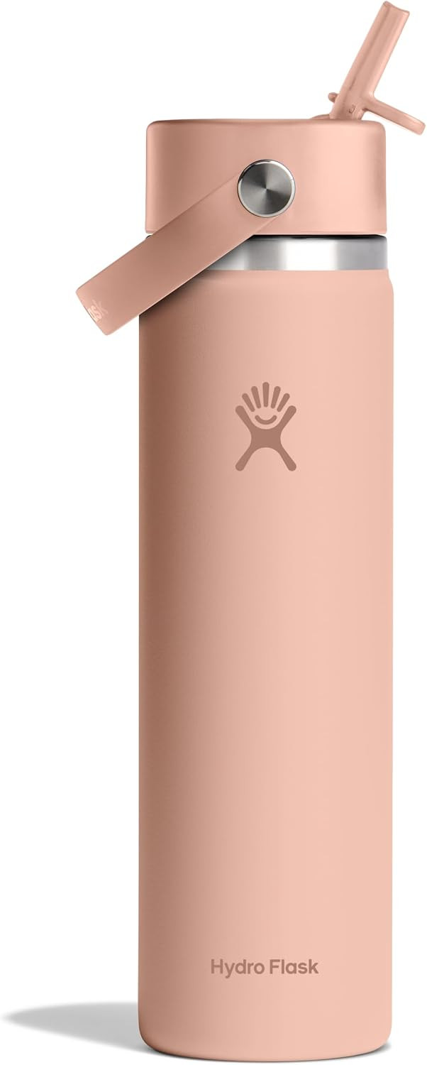 HYDRO FLASK Wide Mouth vacuum insulated stainless steel water bottle with leakproof closeable str... | Amazon (US)