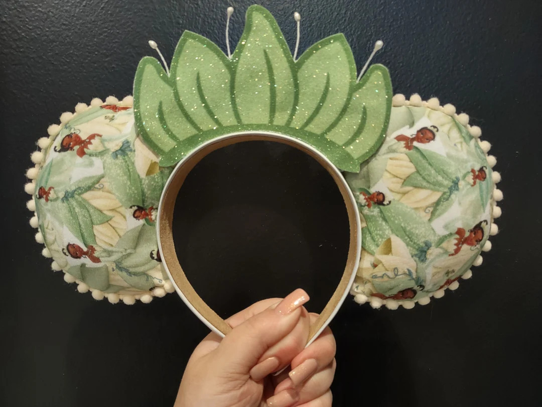 Princess Tiana Mickey Mouse Minnie Mouse Ears - Etsy | Etsy (US)