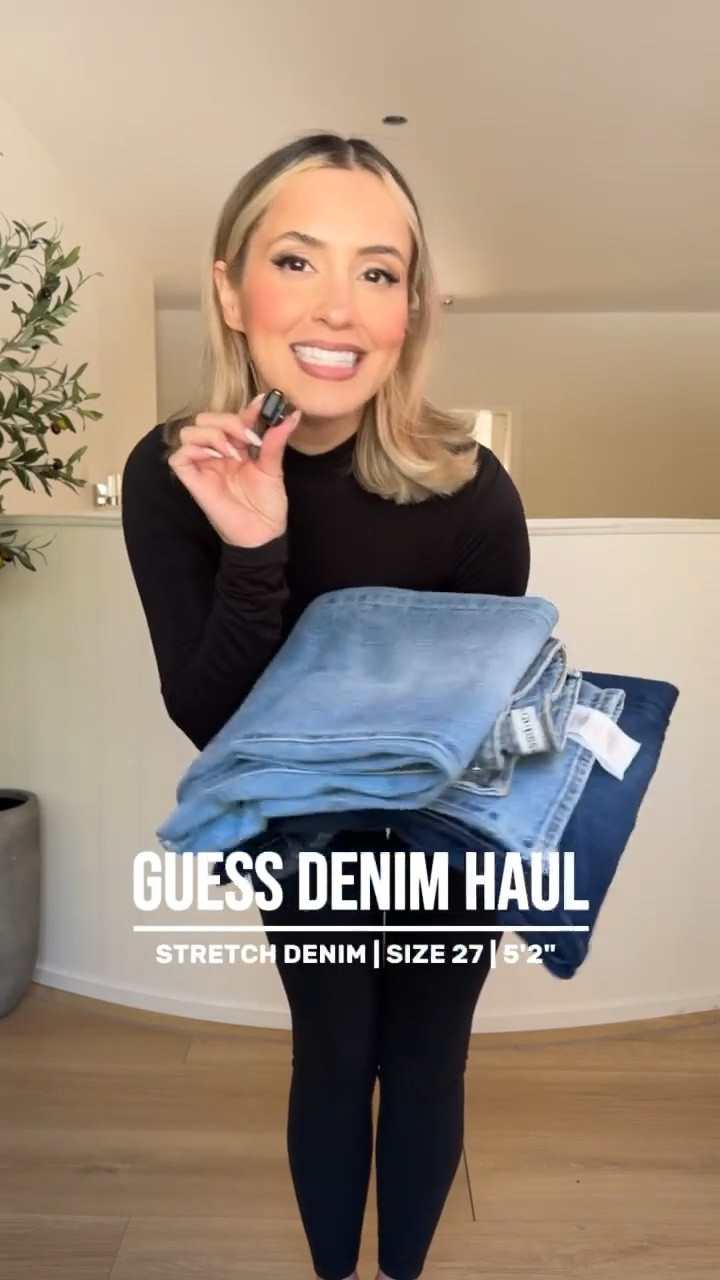 Amazing stretch @guess denim👏🏼 these styles are so good 🙌🏼 

#LTKPetite #LTKootd #LTKgrwm