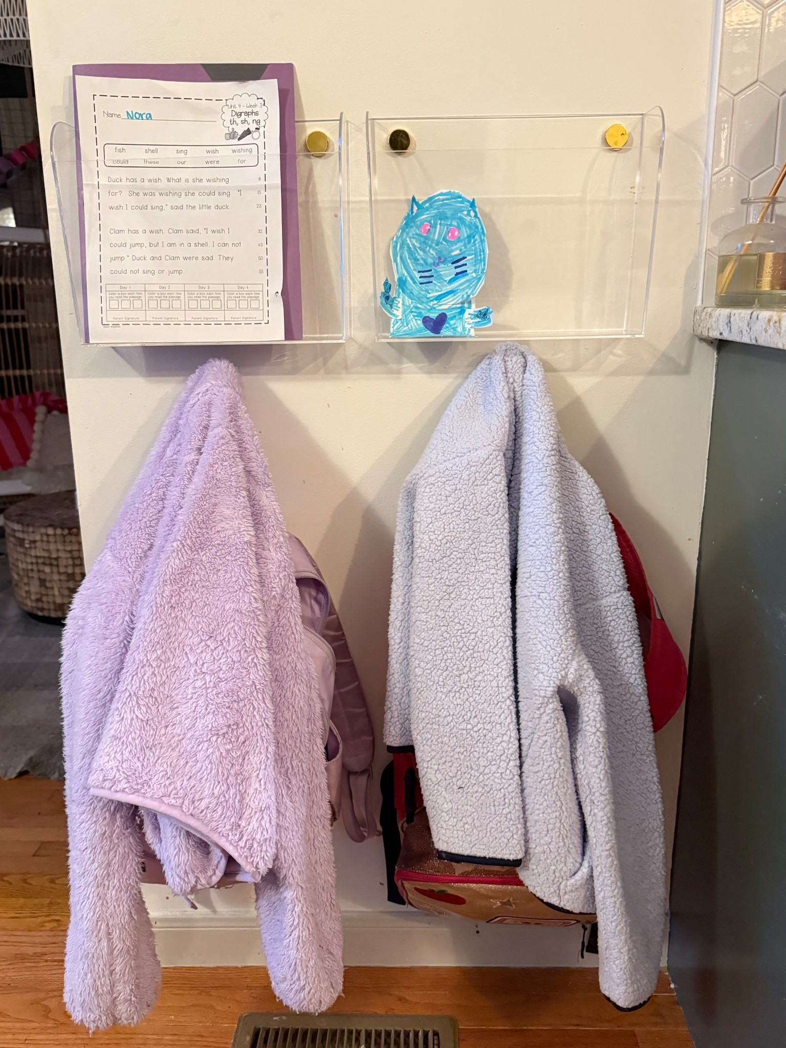 perfect school drop spot for backpacks, coats, and homework due the next day! 

#LTKmomlife #LTKKids