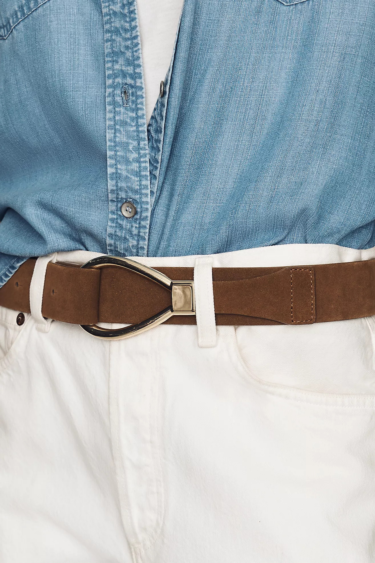 By Anthropologie Asymmetrical Low-Slung Belt | Anthropologie (US)