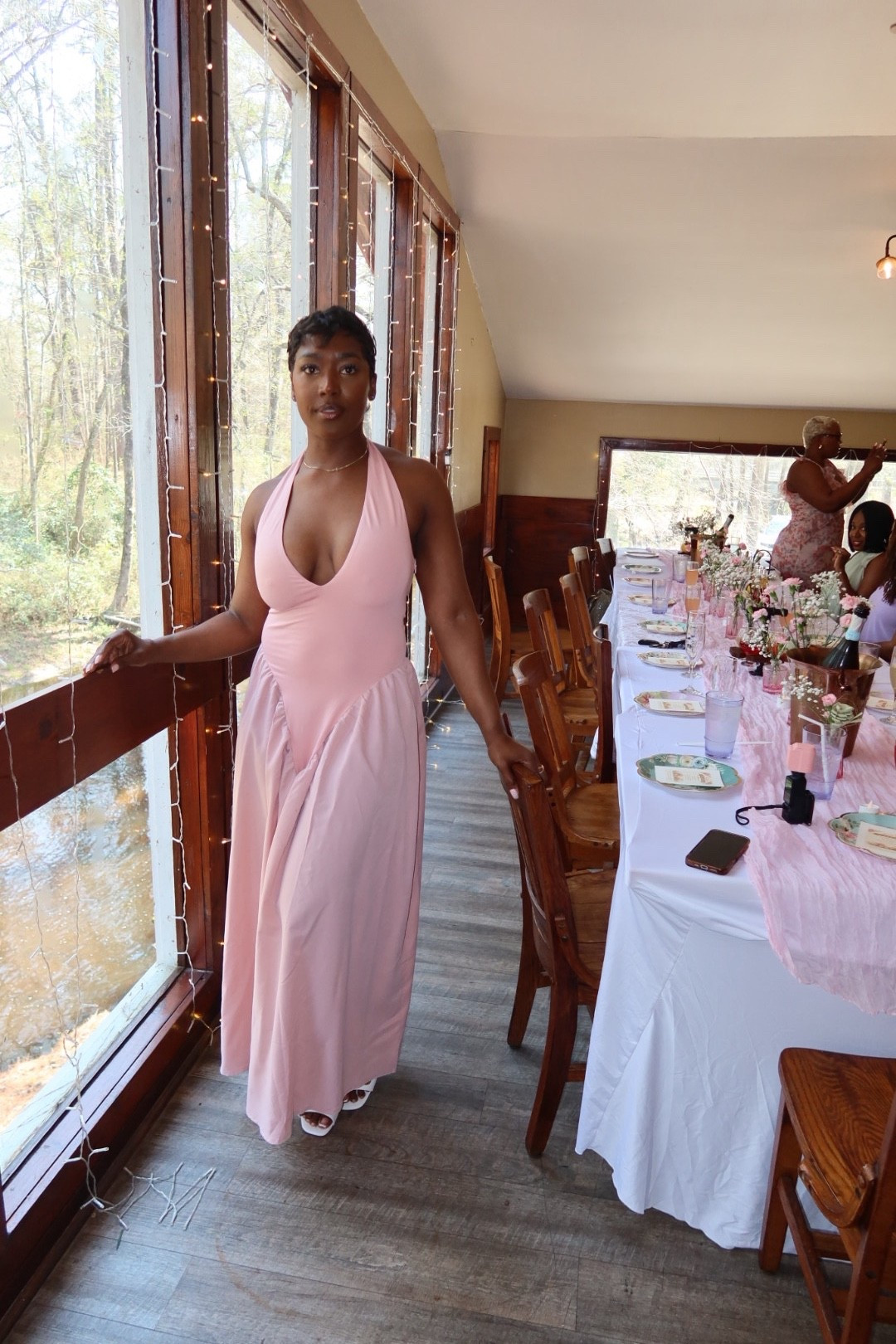 Pretty in Pink Spring Dress 