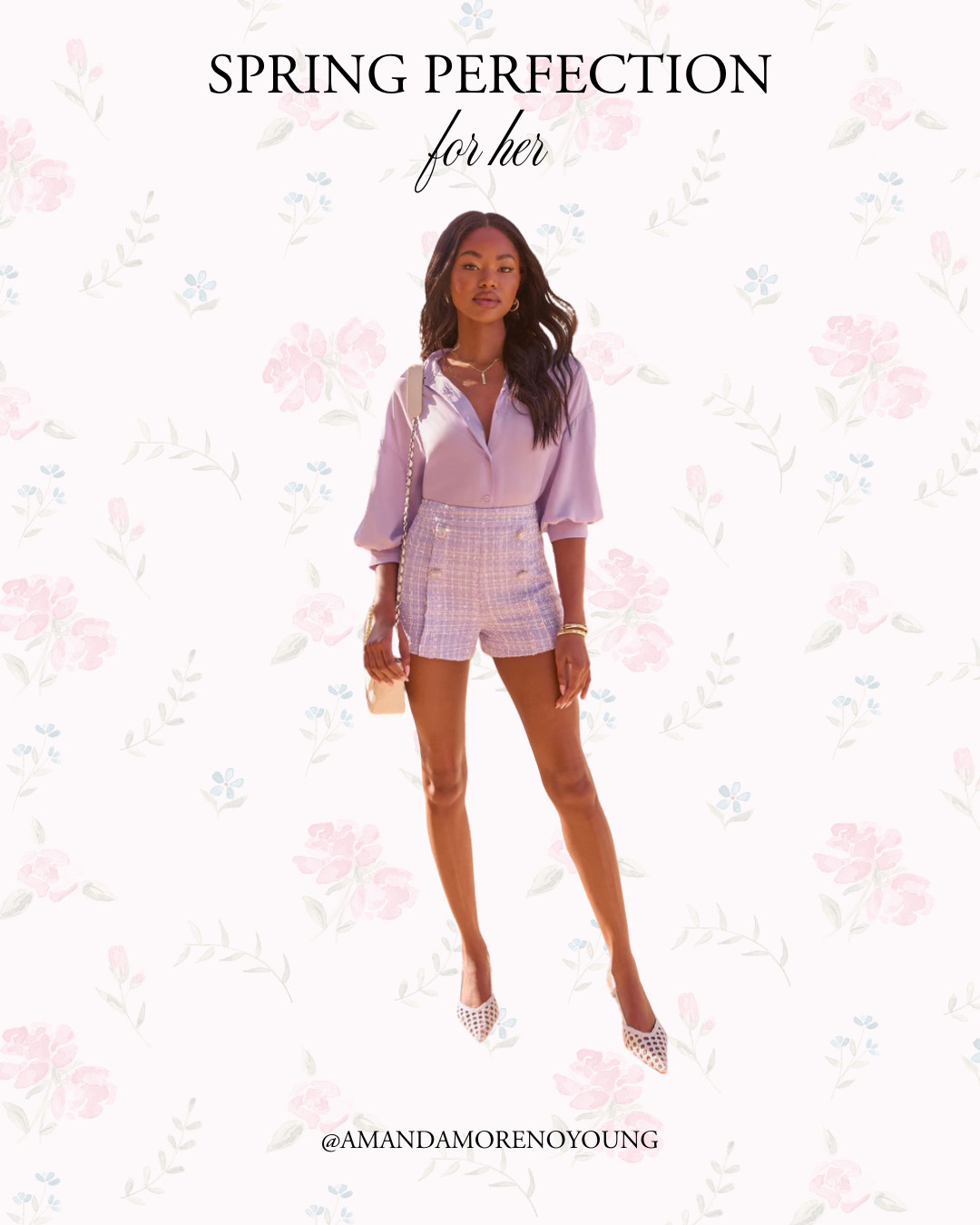 Spring perfection, styled. Soft lavender tones, tailored details, and an easy elegance that works for everything from brunch to pageant casual wear. 

 #LTKgrwm #LTKootd #LTKmomlife