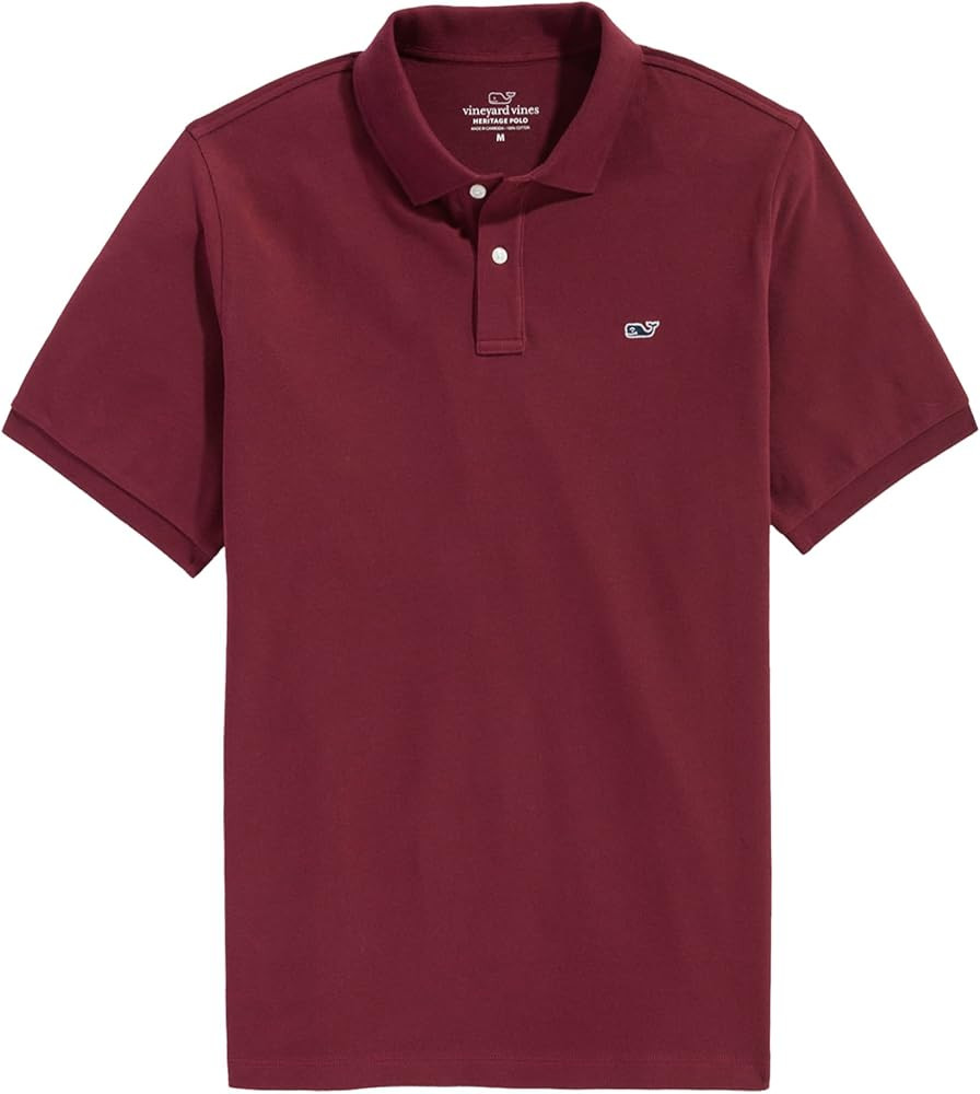 vineyard vines Men's Heritage Pique Polo | Amazon (US)