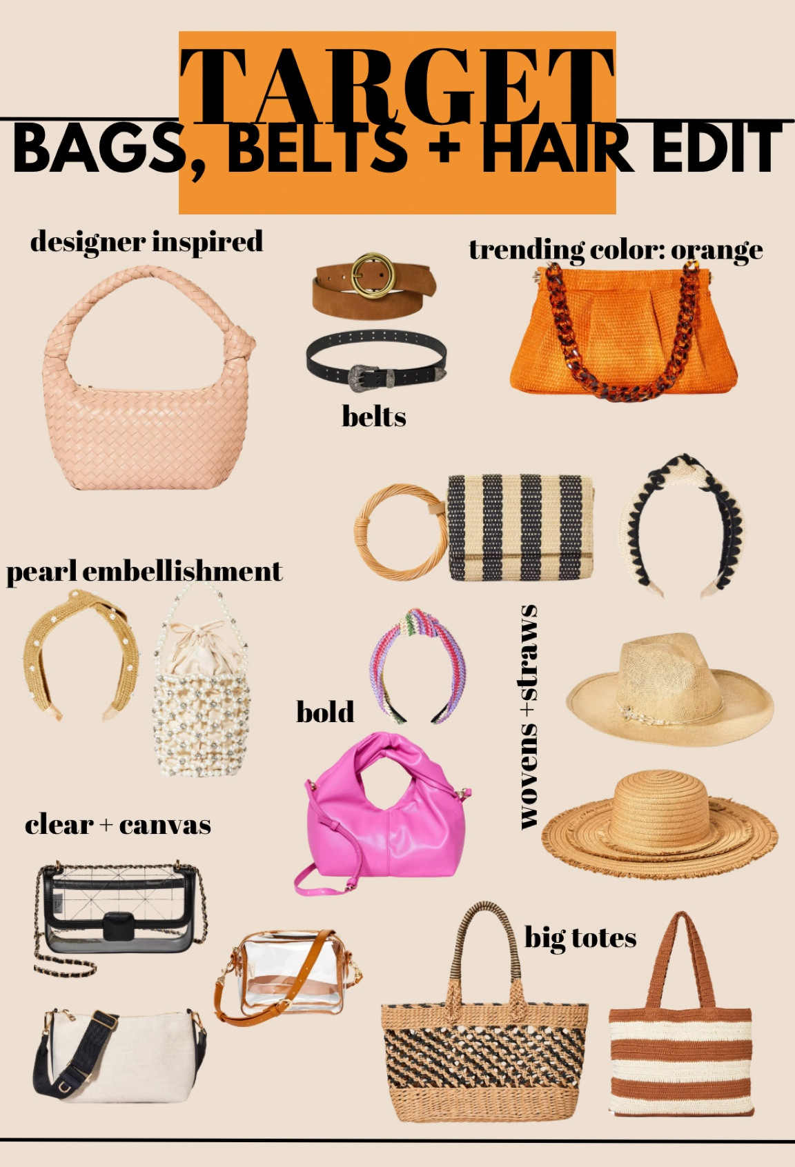 Target belts, bags and head edit 💕✨

#LTKStyleTip #LTKFindsUnder50 #LTKItBag