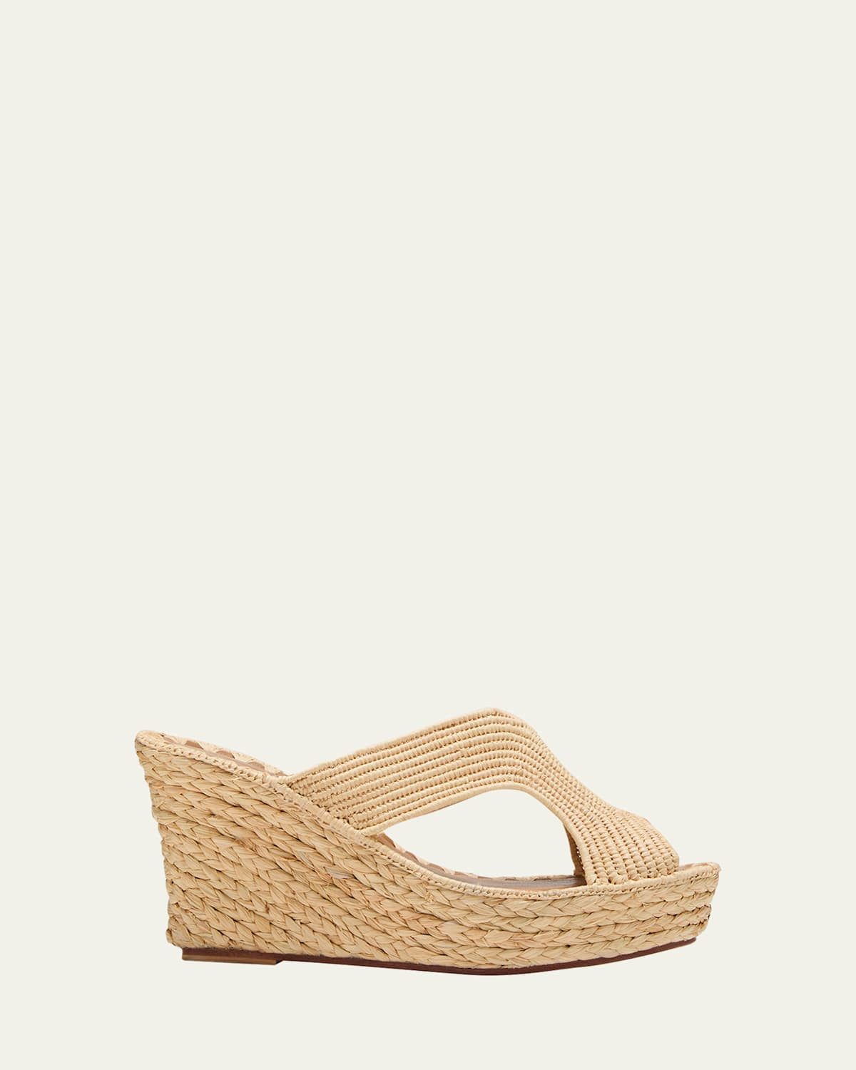 Lina Cutout Slide Wedge Sandals | Bergdorf Goodman