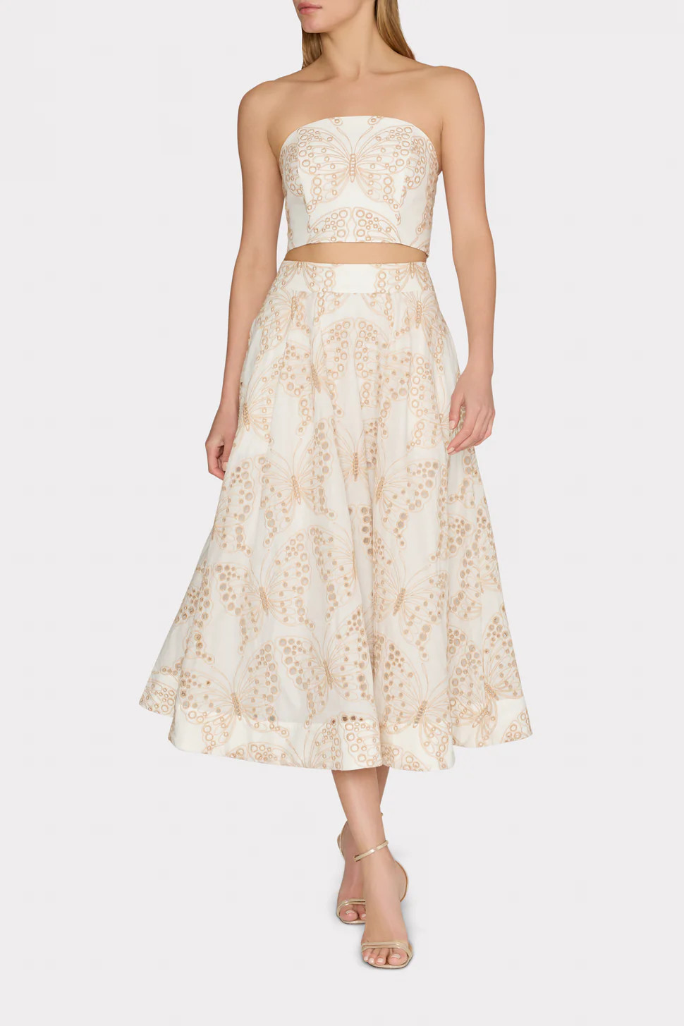 Butterfly Eyelet Skirt | MILLY