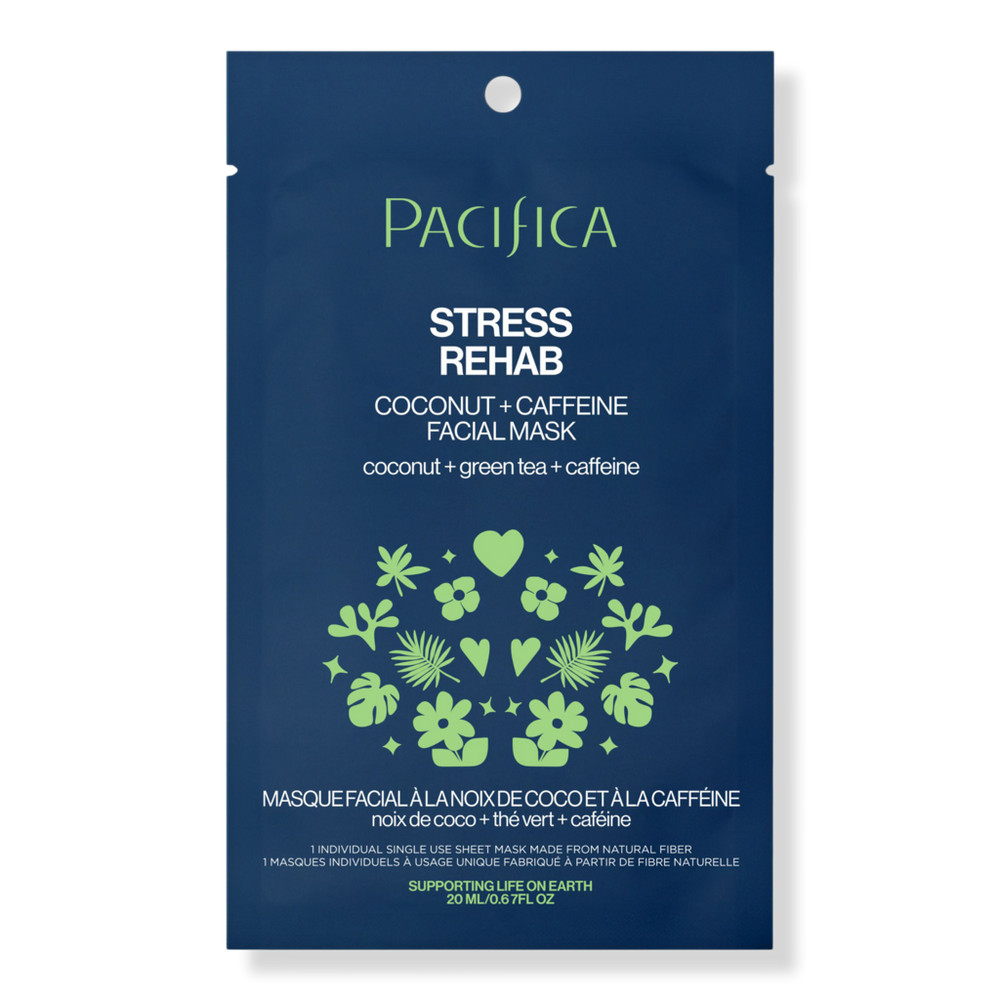 Pacifica Stress Rehab Coconut & Caffeine Facial Mask | Ulta