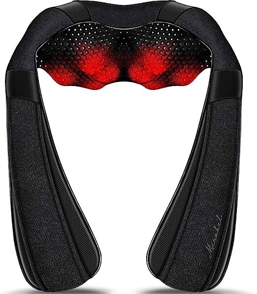 Mirakel Neck Massager, Shiatsu Back Neck Massager with Heat, Electric Back Massager, Neck Massage... | Amazon (US)