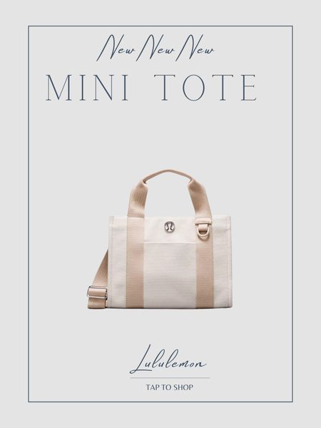 New @ Lululemon! Two tone mini tote 🤍 obsessed with this!!! And it’s under $100! 

#LTKStyleTip #LTKTravel #LTKItBag