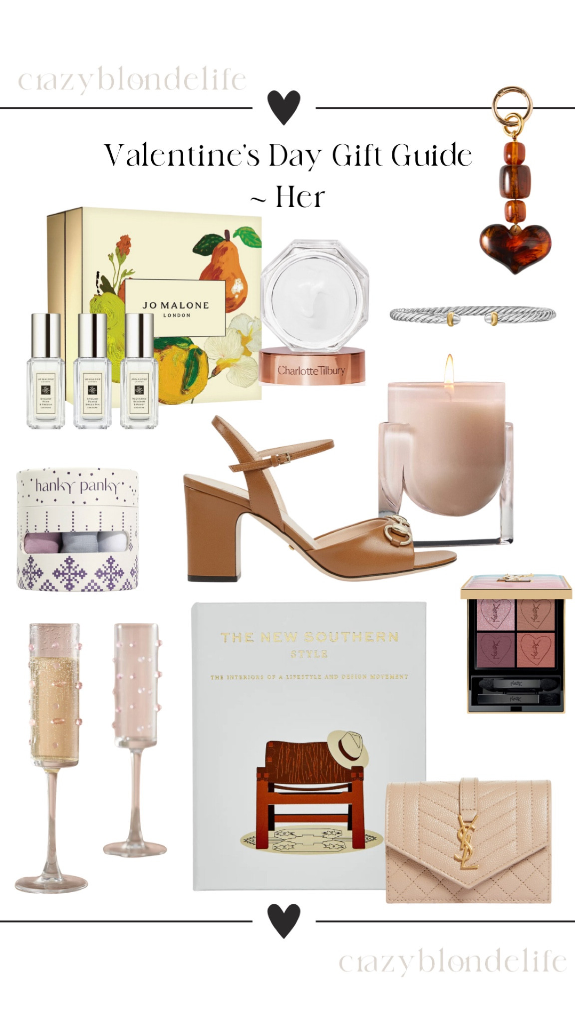 Valentine’s Day gift guide for her, Jo Malone, Charlotte Tilbury, David Yurman💐🥂😘

#LTKSeasonal #LTKShoeCrush #LTKGiftGuide