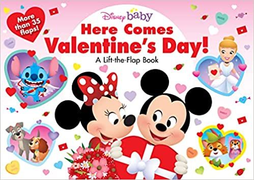 Disney Baby Here Comes Valentine's Day!: A Lift-the-Flap Book  | Amazon (US)