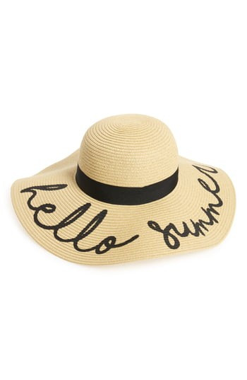 Women's Bp. Hello Summer Floppy Straw Hat - Beige | Nordstrom