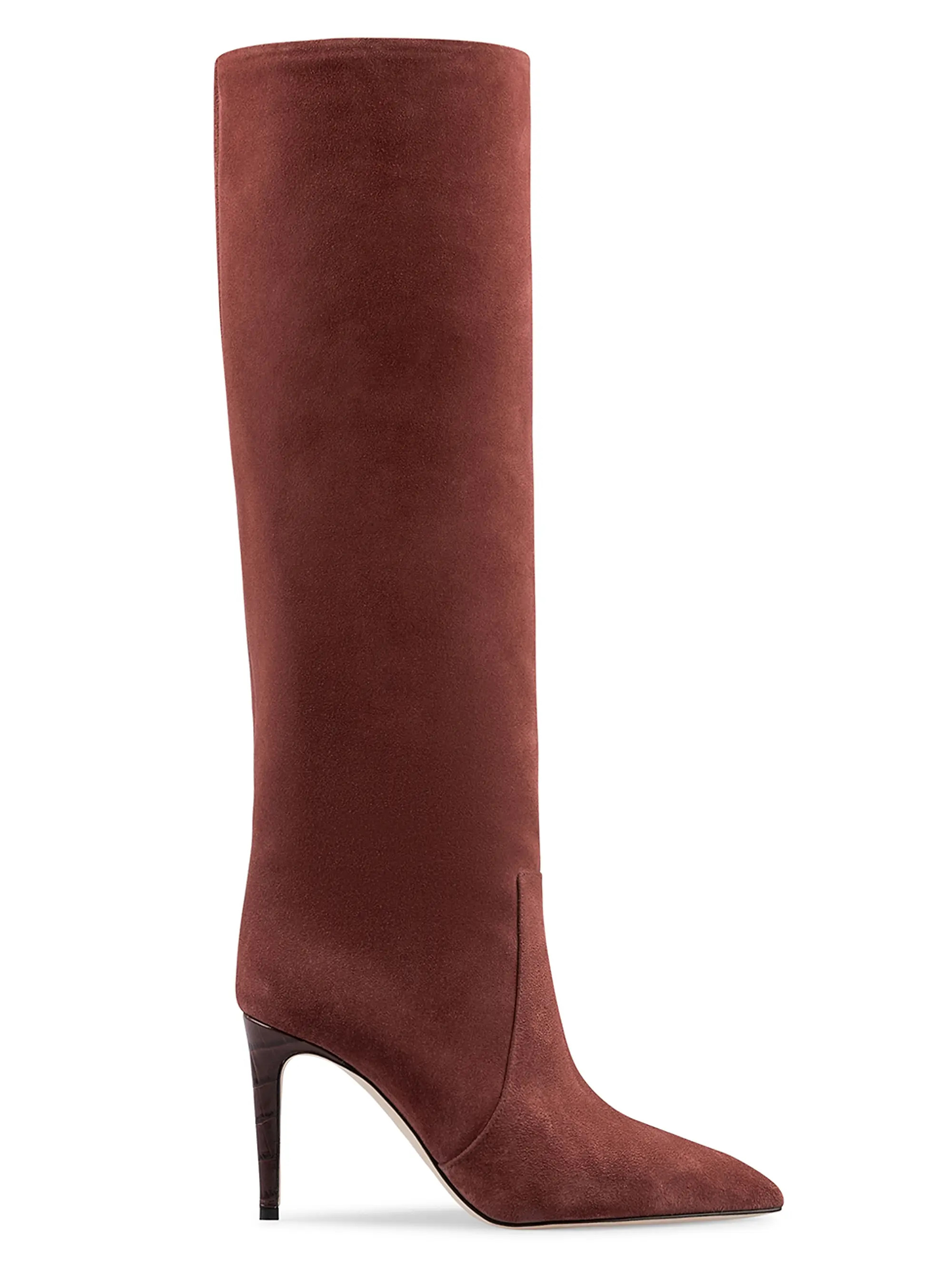 Paris Texas 85MM Suede Knee-High Stiletto Boots | Saks Fifth Avenue | Saks Fifth Avenue
