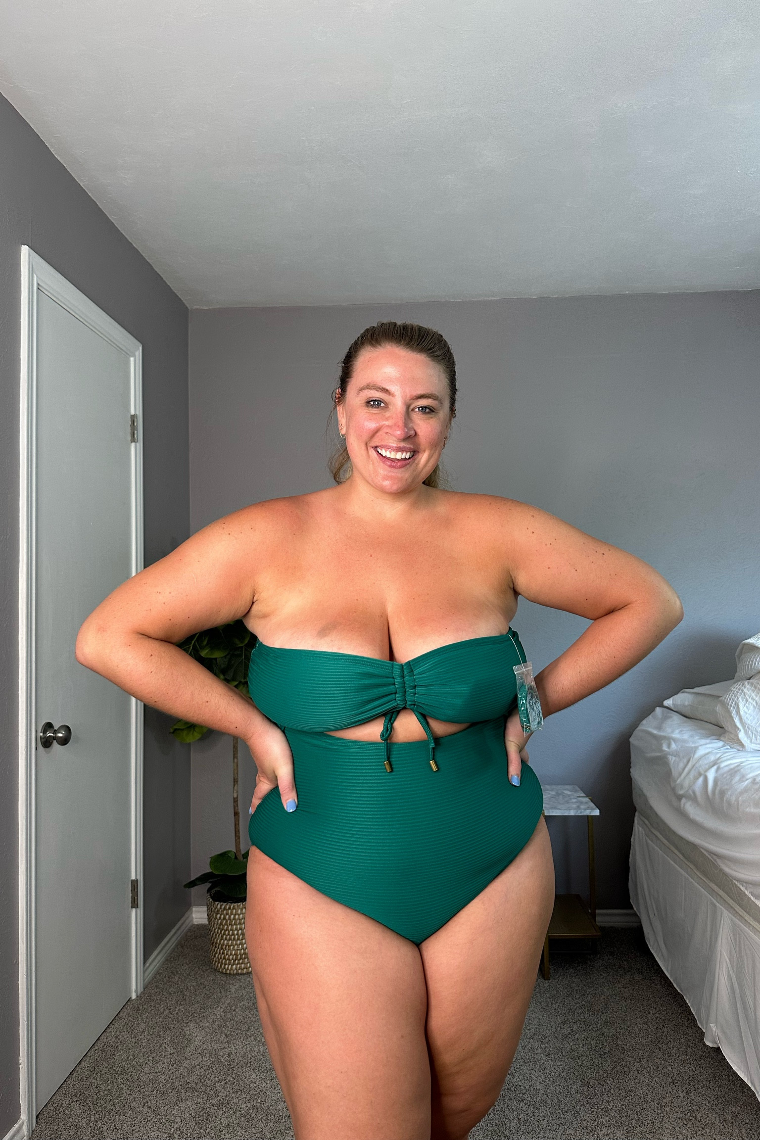 Time and tru 2024 swimwear plus size