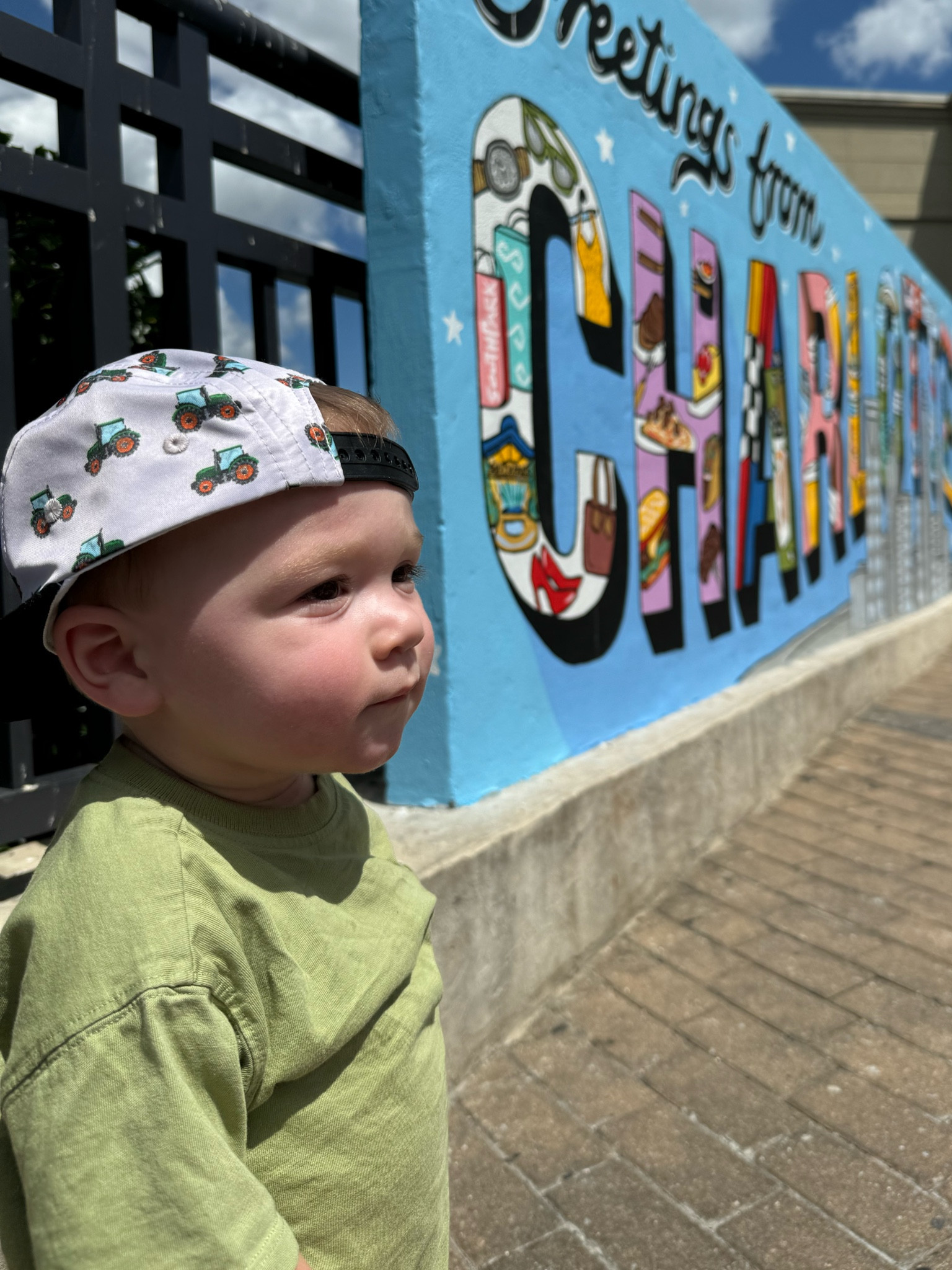 Weekend adventure in his favorite hat 