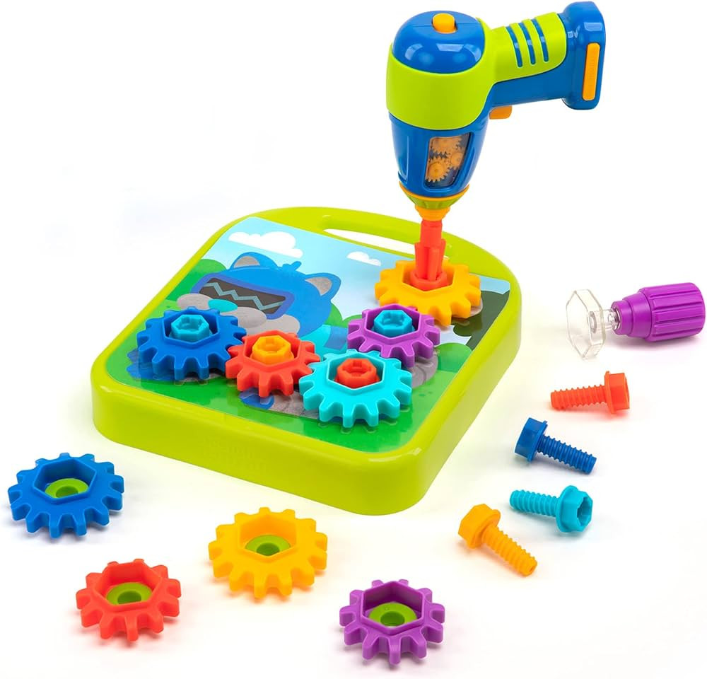 Educational Insights Design & Drill Gears Workshop, 55 Pieces with Electric Toy Drill, STEM Toy, ... | Amazon (US)