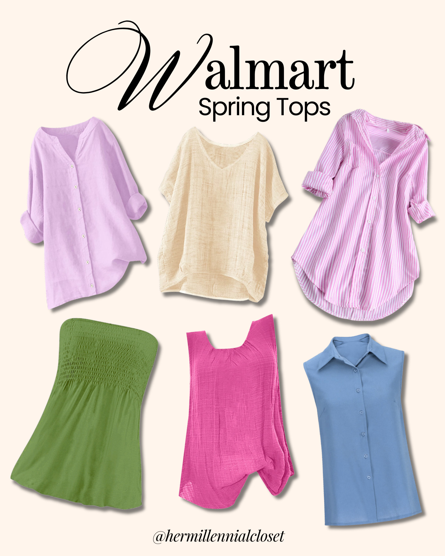 Walmart Spring Tops 🌸

These easy, breezy finds are too good to miss, shop now sis 💕 

 #LTKootd #LTKSeasonal