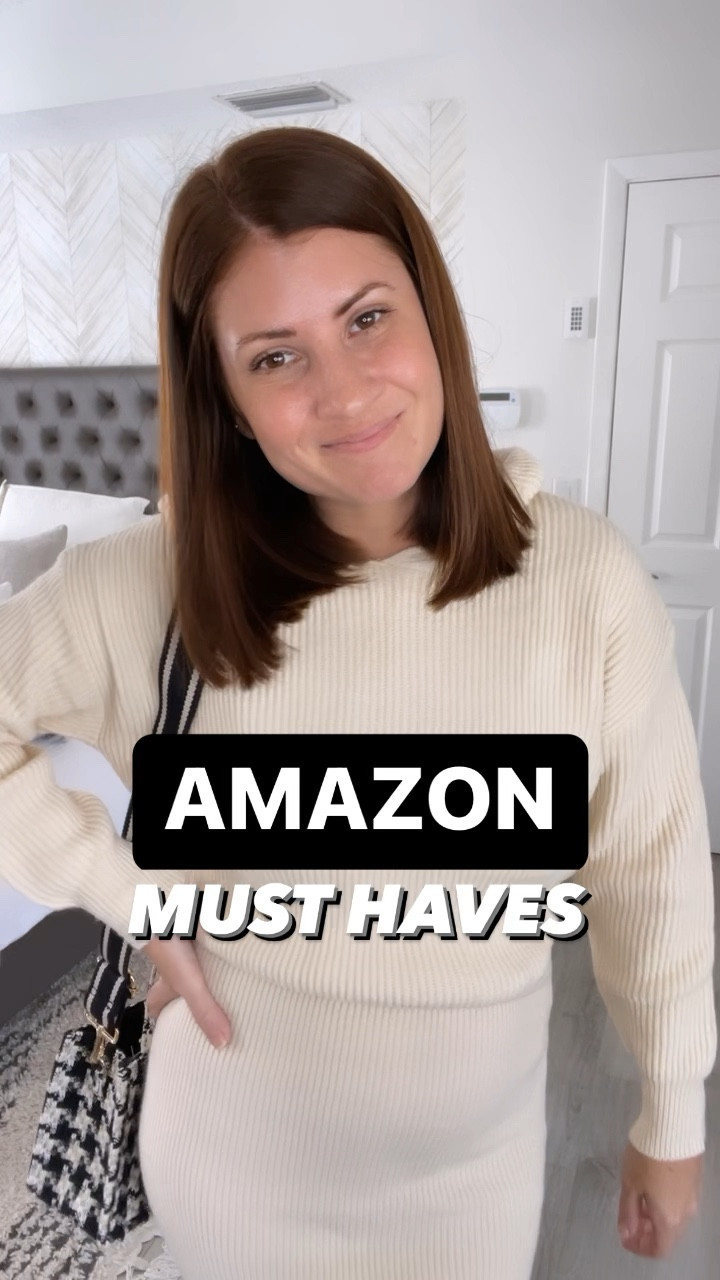 Amazon Must Haves 

Use codes:

Sweater- NA
Set- 30GUNJ65 (11/3-11/6)
Dress- 2595HLRN (11/3-11/4) 

Wearing a small in all

#LTKunder50 #LTKsalealert #LTKSeasonal