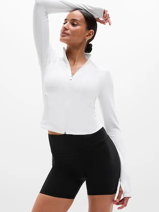 Salutation Pop Stitch Crop Jacket | Athleta