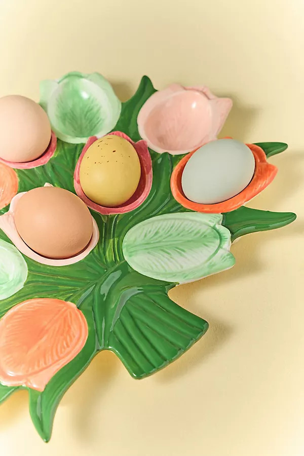 Louise Stoneware Deviled Egg Platter | Anthropologie (US)