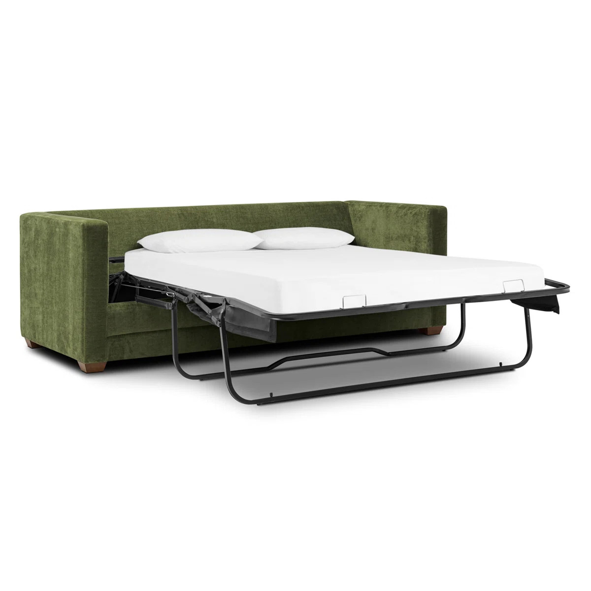 Napa 82'' Velvet Square Arm Pull-Out Sofa Bed | Wayfair North America