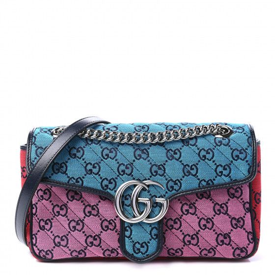 GUCCI

Monogram Multicolor Matelasse Diagonal Small GG Marmont Shoulder Bag Navy Blue Multicolor | Fashionphile