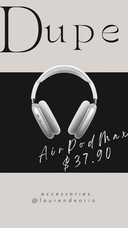 Amazon prime big deal days, Apple AirPod max dupe under $40!!

The look for less, holiday gift, ideas, holiday sale, like to Noah prime, Christmas gifts for teens, apple dupe, designer dupe, tech gifts 

#LTKxPrime 

#LTKGiftGuide #LTKfindsunder50