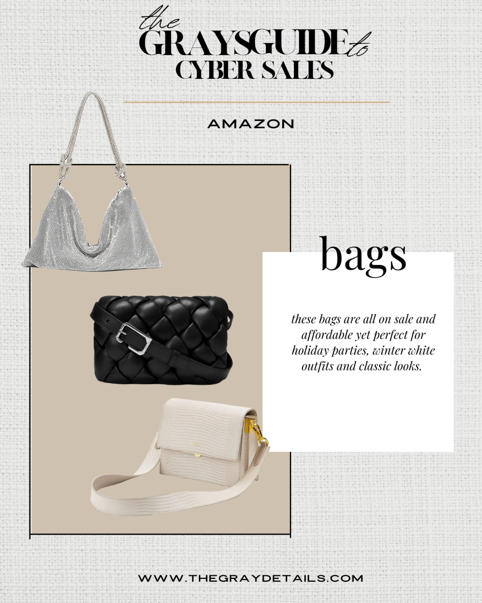 Amazon cyber Monday sale picks. My favorite bags!

#LTKCyberweek #LTKsalealert #LTKHoliday