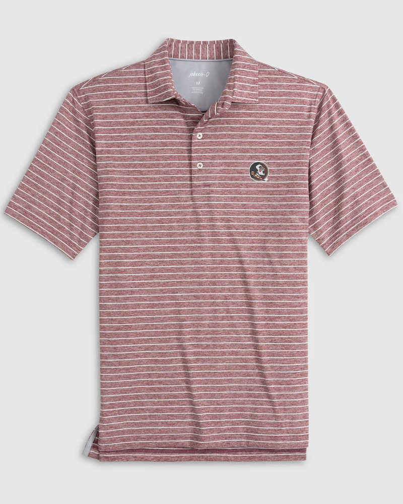 Florida State Newton Striped PREP-FORMANCE Polo | johnnie O