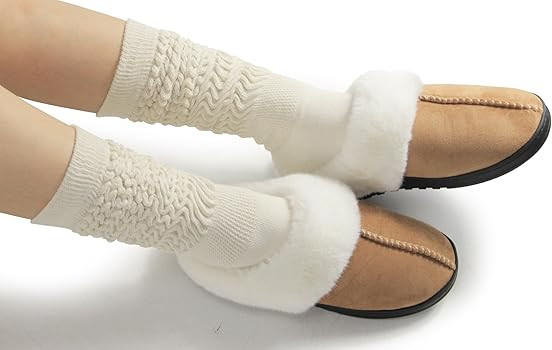 Slouch Socks Women - Knee High Scrunch Socks - Boot Socks for Women Size 5-11 | Amazon (US)