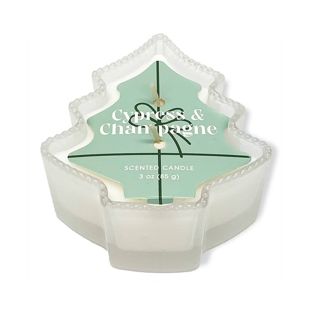 3oz Glass Tree Candle Snowy Balsam - Bullseye's Playground™ | Target