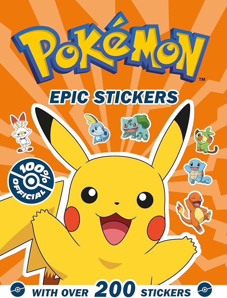 Pokemon Epic stickers: NEW for 2022 Best Sticker Activity for Pokémon fans | Amazon (US)