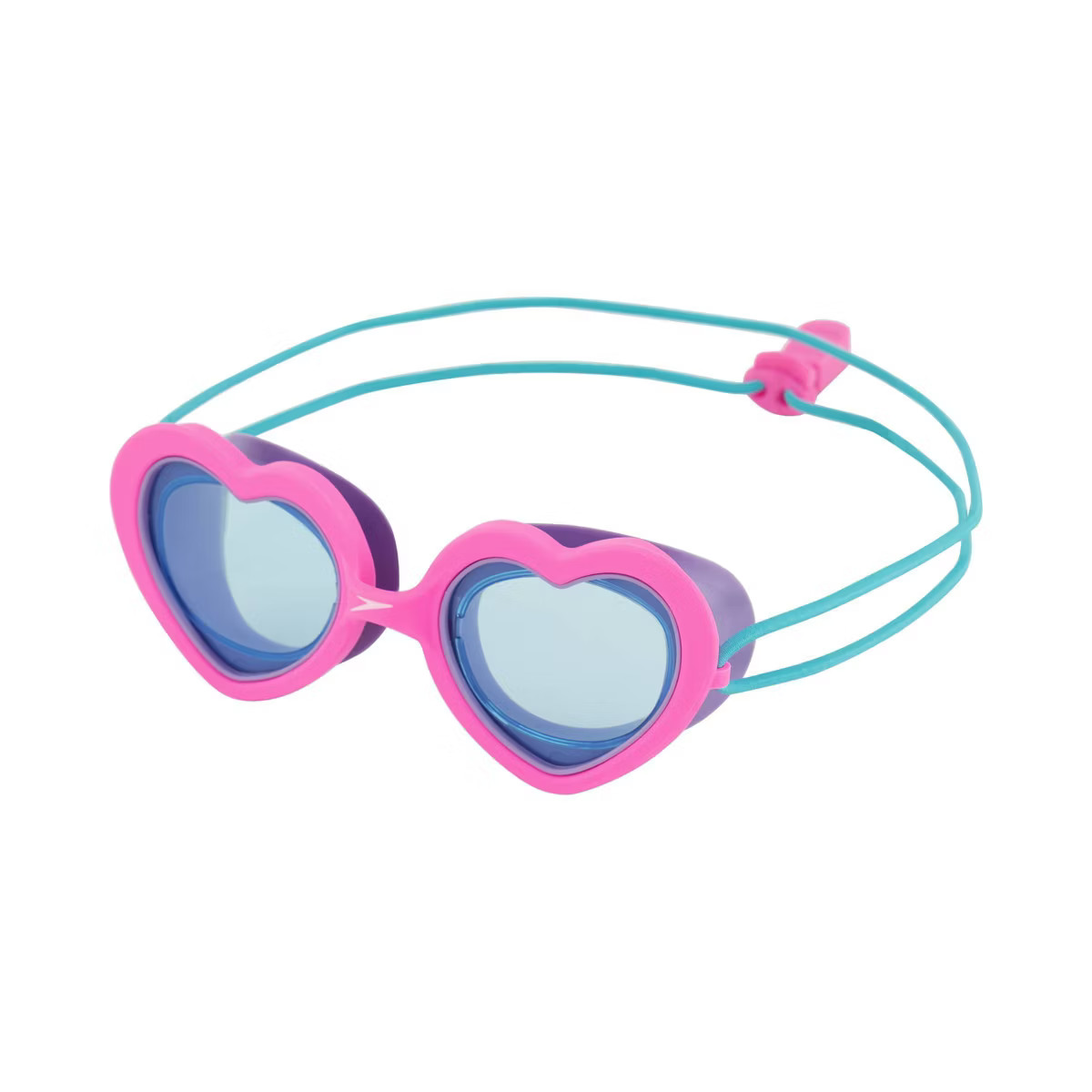 Speedo Kids' Sunny Vibes Swim Goggles - Heart Sugar Plum/Celeste | Target