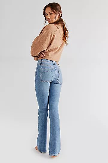 Aiden Slim Flare Jeans | Free People (Global - UK&FR Excluded)