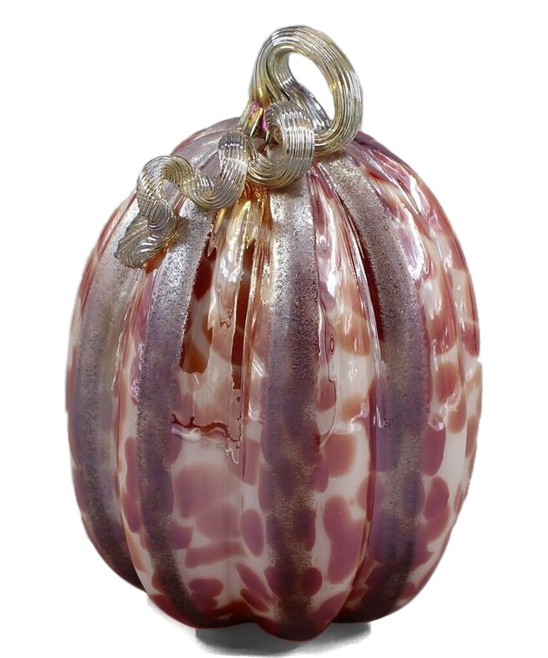 GCA International Collectibles and Figurines - Large Orange Speckled Glass Pumpkin Decor | Zulily