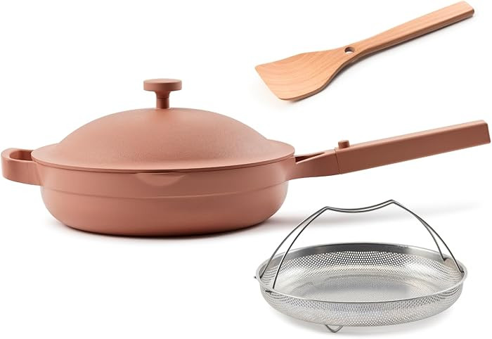 Our Place Always Pan 2.0 | 10.5" Ceramic Pan with Modular Lid, Steamer Basket & Spatula | Patente... | Amazon (US)