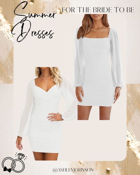 Bachelorette dress. Dresses for the bride to be. Bride to be dress. Bridal shower dress. #whitedress #bridetobedress #bachelorettedress #dressesforbridetobe

#LTKparties #LTKstyletip #LTKwedding