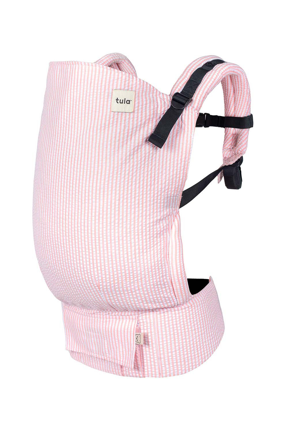 Blush Pink - Seersucker Toddler Carrier | Baby Tula