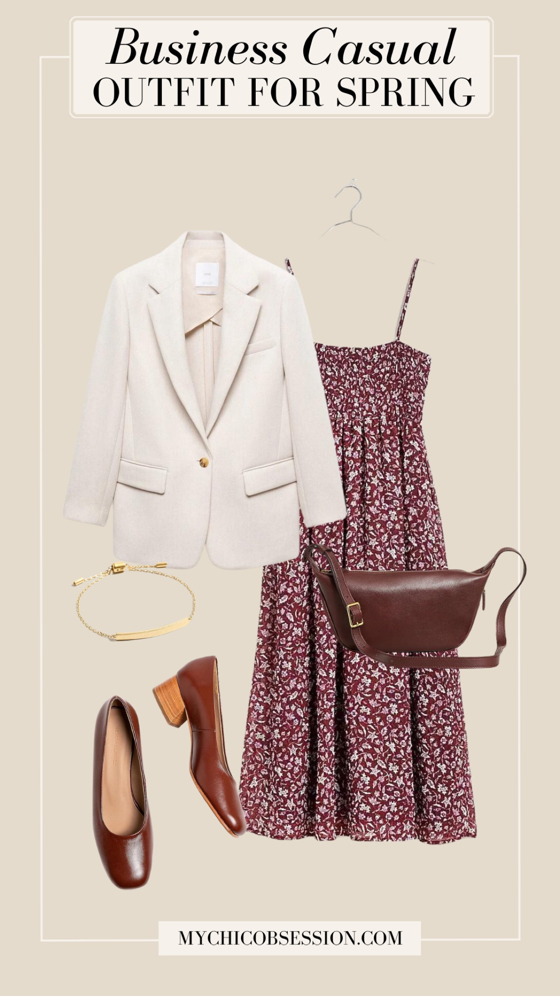 As spring brings milder weather, consider wearing a light blazer in a soft pastel or neutral shade. Layer it over a floral or patterned dress in a knee-length or midi length. Opt for closed-toe pumps or ankle strap heels, and accessorize with delicate jewelry and a coordinating handbag for a fresh and feminine spring look.

#LTKstyletip #LTKworkwear #LTKSeasonal