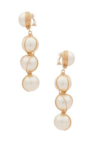 Cult Gaia Giga Earring in Pearl from Revolve.com | Revolve Clothing (Global)