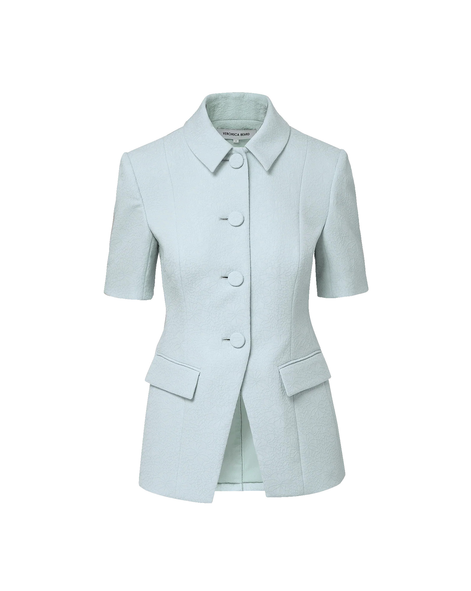 Bodie Jacquard Jacket in Blue Stream | Veronica Beard | Veronica Beard