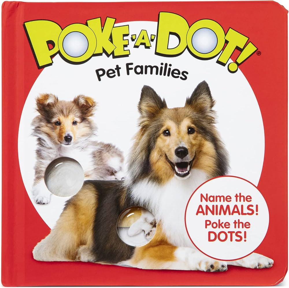 Melissa & Doug Children’s Book – Poke-a-Dot: Pet Families (Board Book with Buttons to Pop) | Amazon (US)